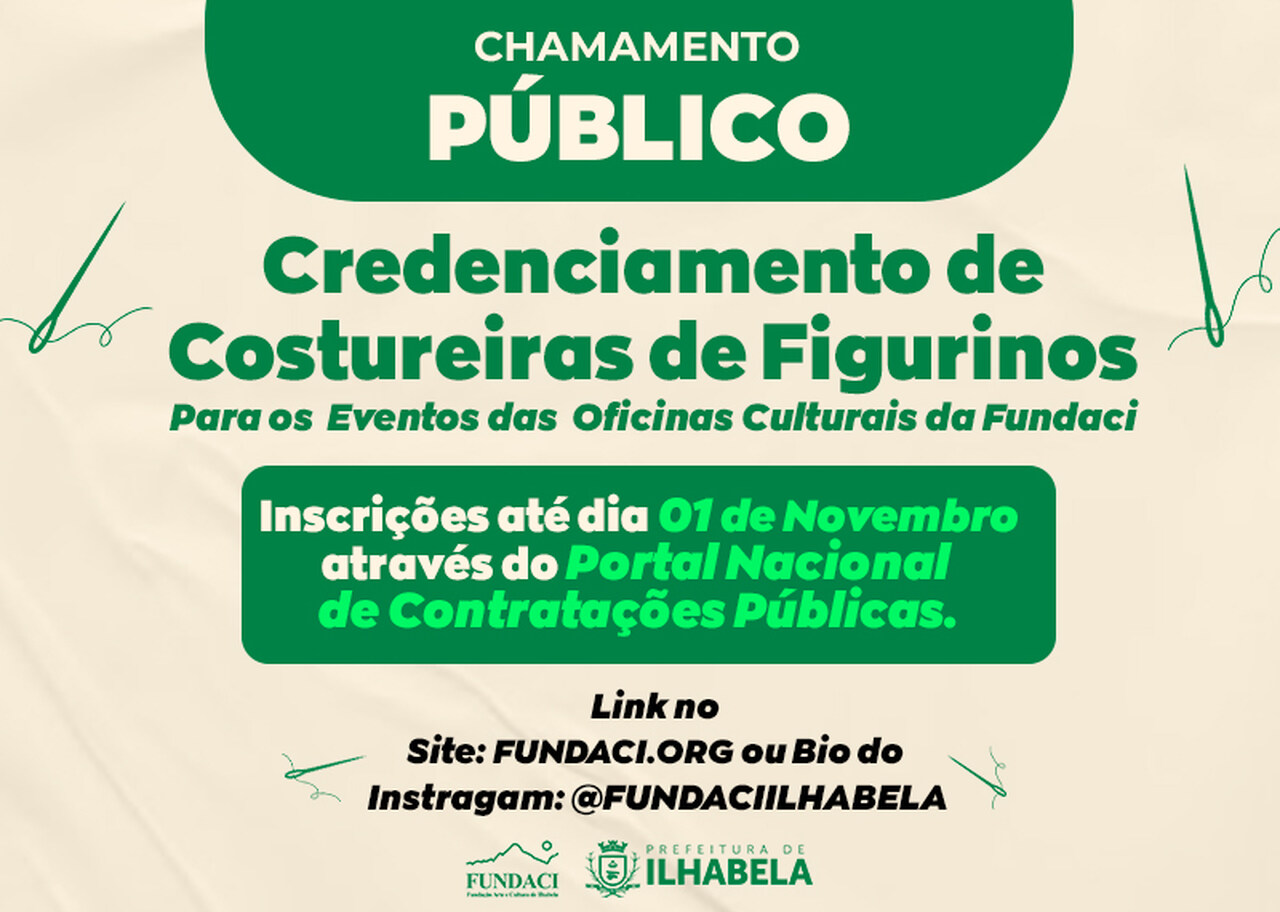 Credenciamento de Costureiras  BANNER SITE 1