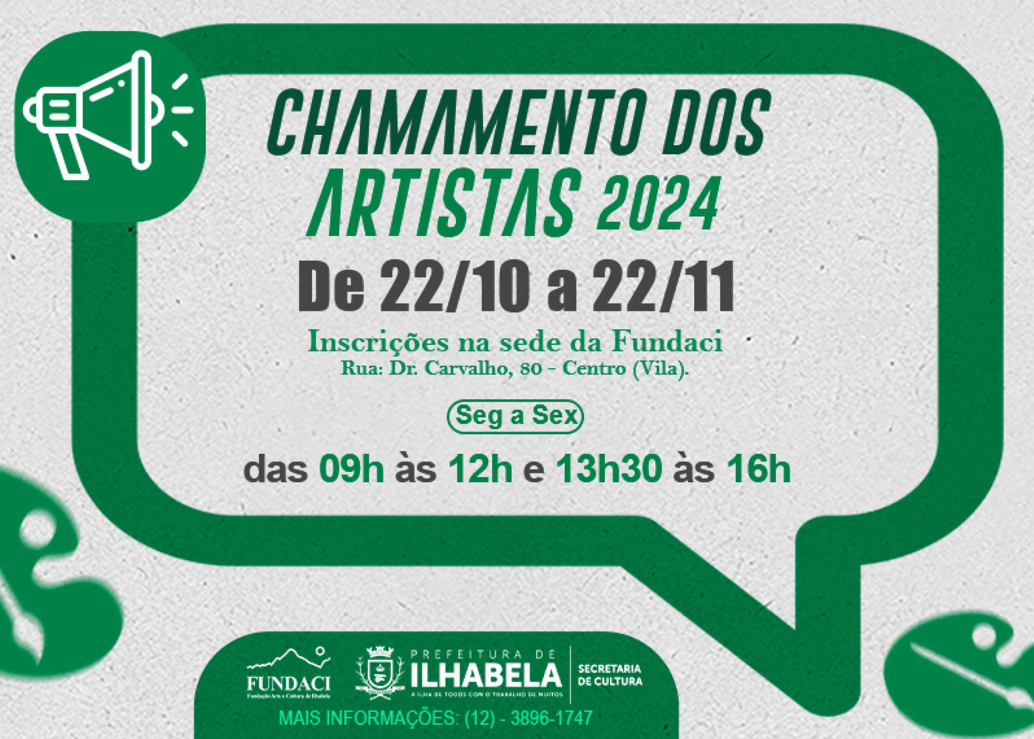 Chamamento dos Artistas 2024